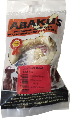 ABAKUS Ogony białe wieprzowe 100g