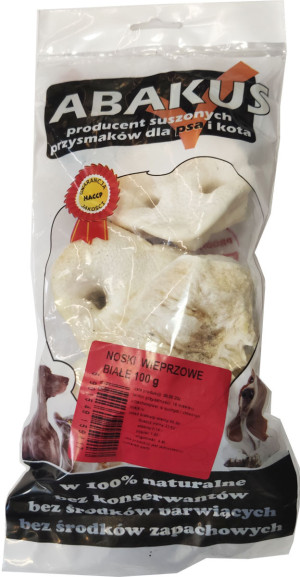ABAKUS Noski białe 100g