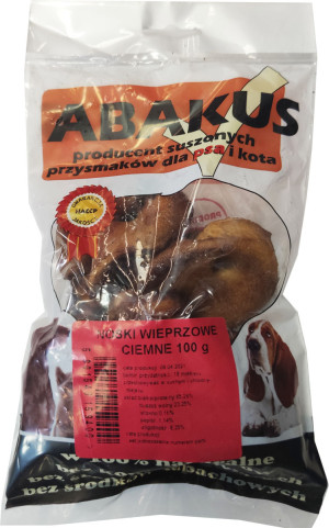 ABAKUS Noski suszone wieprzowe 100g
