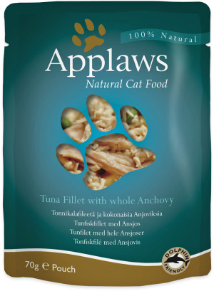 APPLAWS Cat Tuńczyk z anchois i wodorostami w bulionie 70g