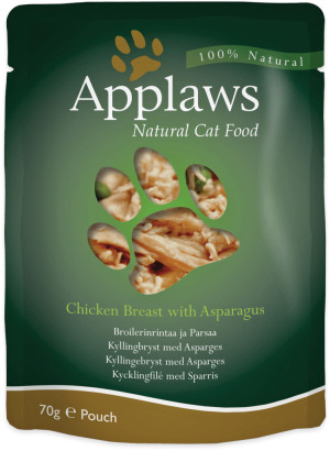 APPLAWS Cat Kurczak i szparagi w rosole 70g