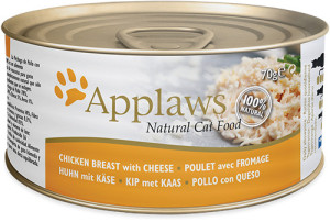 APPLAWS Cat Pierś z kurczaka z serem 156g