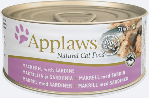 APPLAWS Cat Makrela z sardynkami 70g
