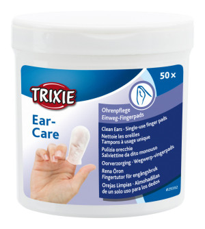 TRIXIE Ear Care Czyste uszy - nakładki na palce 50 szt.