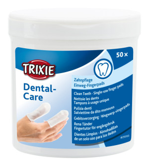 TRIXIE Dental Care Czyste zęby - nakładki na palce 50 szt.