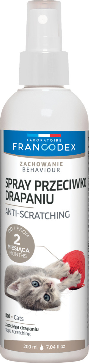 FRANCODEX Spray przeciwko drapaniu przez kocięta i koty 200ml