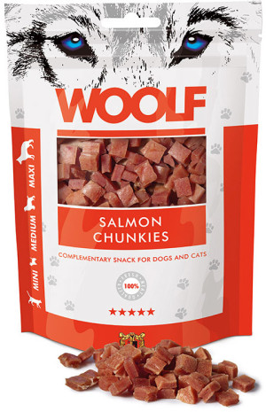 WOOLF Salmon Chunkies 100g