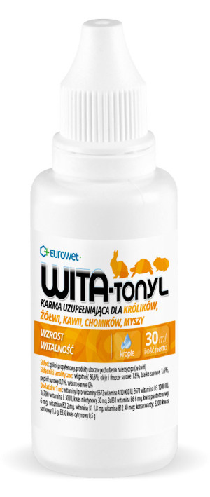 EUROWET Wita-Tonyl karma uzupełniająca gryzonie i żółwie 30ml