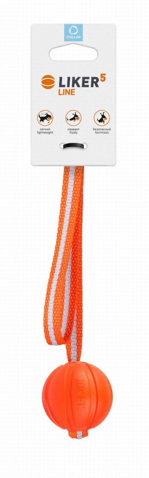 PULLER LIKER LINE Piłka na pasku z uchem 9 cm