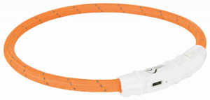 TRIXIE Pierścień USB z lampą błyskową - pomarańczowy XS-S (35cm)