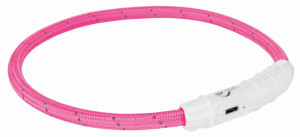 TRIXIE Pierścień USB z lampą błyskową - różowy XS-S (35cm)