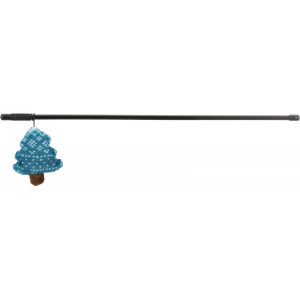 TRIXIE Wędka świąteczna 46 cm - Ludzik z piernika / Choinka / Piłka 1 szt.