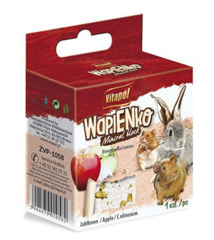 VITAPOL Kostka wapienna dla gryzoni - jabłkowa 190g (XL)