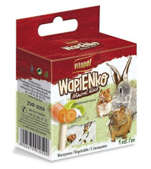 VITAPOL Kostka wapienna dla gryzoni - warzywna 190g (XL)