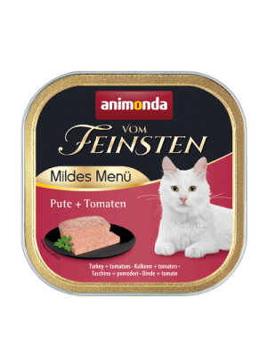 ANIMONDA Cat Vom Feinsten Mild Menu Adult - indyk pomidory 6x 100g