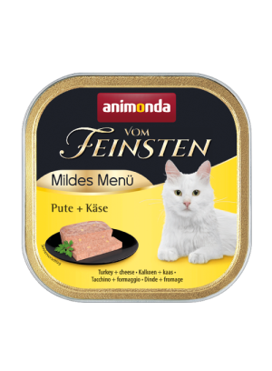 ANIMONDA Cat Vom Feinsten Mild Menu Adult - indyk ser 100g