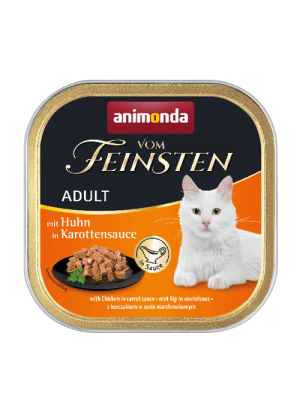 ANIMONDA Cat Vom Feinsten Adult Grain Free - Kurczak w marchewkowym sosie 6x 100g