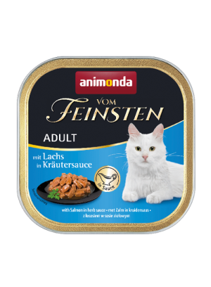 ANIMONDA Cat Vom Feinsten Adult Grain Free - Łosoś w ziołowym sosie 6x 100g