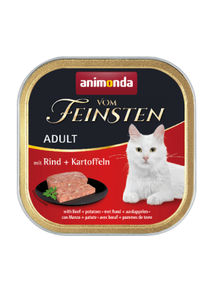ANIMONDA Cat Vom Feinsten Adult  - Wołowina z ziemniakami 100g