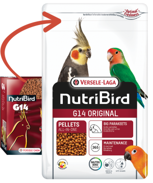 VERSELE-LAGA NutriBird G14 Original - granulat dla średnich papug 1kg