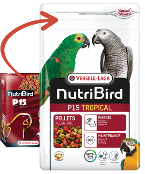 VERSELE-LAGA NutriBird P15 Tropical - granulat dla dużych papug 1kg