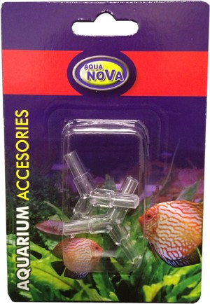AQUA NOVA Trójnik rozwarty do wężyków 4 mm (2 szt.)