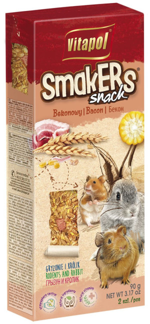 VITAPOL Smakers dla gryzoni i królików - bekonowy 2 szt.