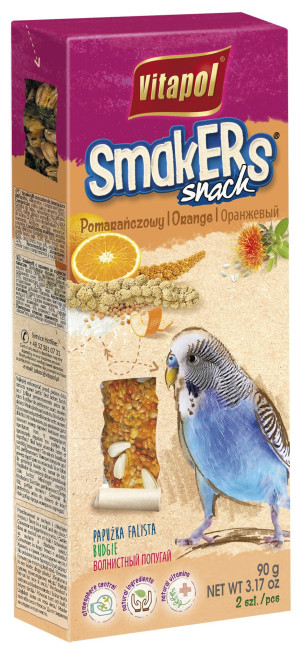 VITAPOL Smakers dla papugi falistej - pomarańczowy 2 szt.