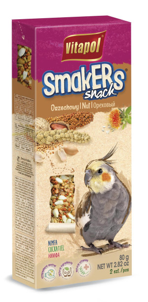 VITAPOL Smakers dla nimfy - orzechowy 2 szt.