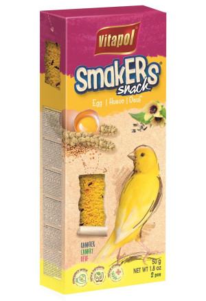 VITAPOL Smakers dla kanarka - jajeczny 2 szt.