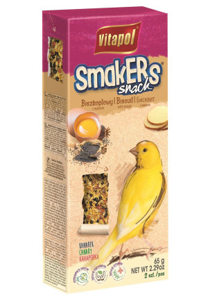 VITAPOL Smakers dla kanarka - biszkoptowy z makiem 2 szt.