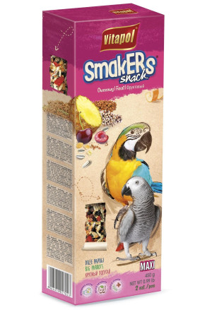 VITAPOL Smakers dla dużych papug - owocowy 2 szt.