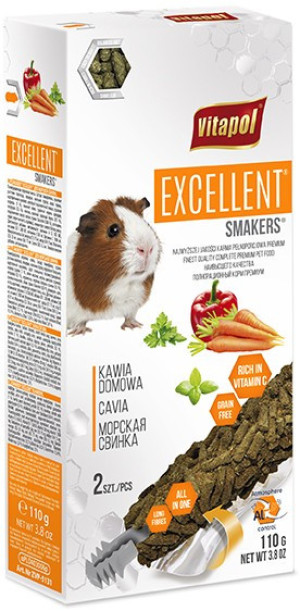 VITAPOL Smakers Excellent - dla kawii domowej (świnki morskiej) 2 szt.