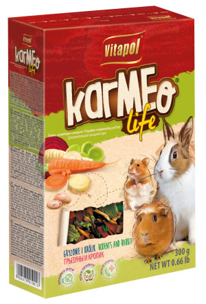 VITAPOL Karmeo Life karma warzywna dla gryzoni i królika 300 g