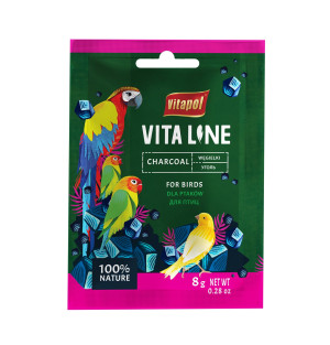 VITAPOL Vitaline Węgielki dla ptaków 8g