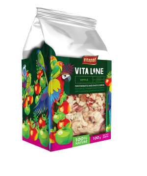 VITAPOL Vitaline Jabłko dla papug i ptaków egzotycznych 100 g