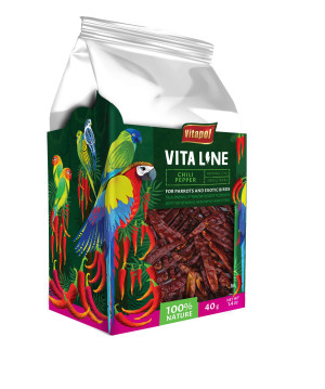 VITAPOL Vitaline Papryka chilii dla papug i ptaków egzotycznych 40 g