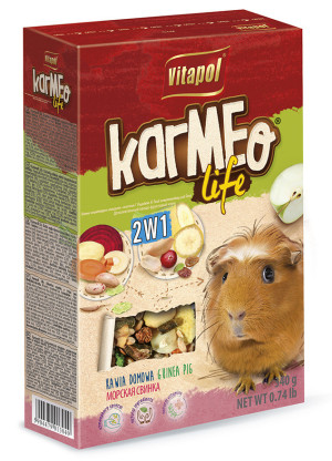 VITAPOL Warzywno - owocowy pokarm 2w1 dla świnki morskiej 340g