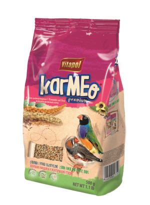 VITAPOL Karmeo Pokarm pełnoporcjowy dla zeberek i ptaków egzotycznych 2,4kg / 3L (wiaderko)