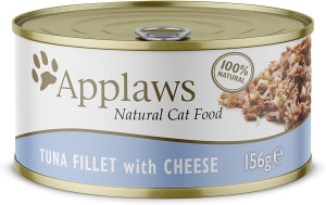 APPLAWS Cat Filety z tuńczyka z serem 156g