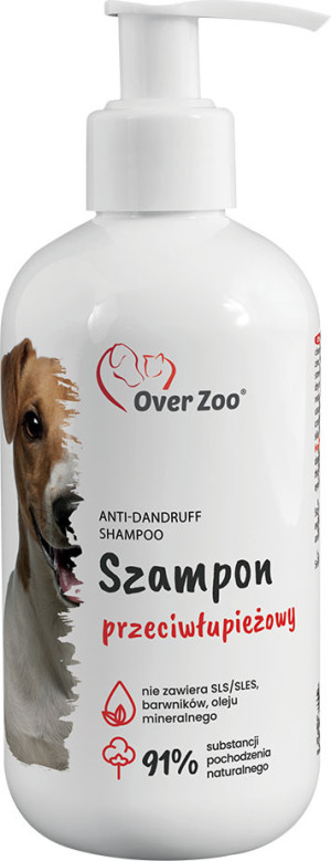 OVER ZOO Szampon dla psów przeciwłupieżowy 250ml
