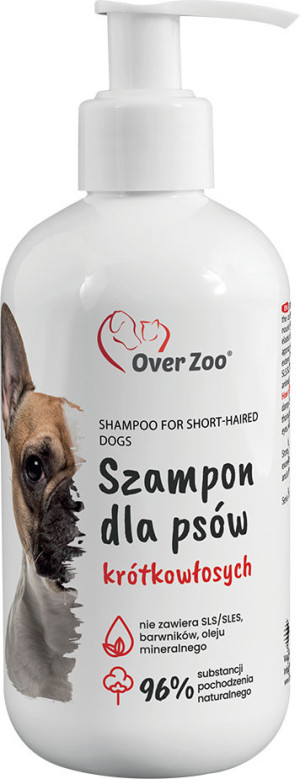 OVER ZOO Szampon dla psów krótkowłosych 250ml