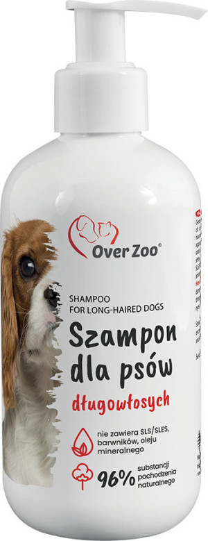 OVER ZOO Szampon dla psów długowłosych 250ml
