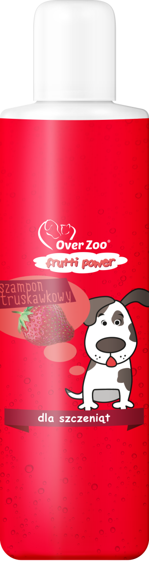 OVER ZOO Szampon truskawkowy dla szczeniąt 200ml