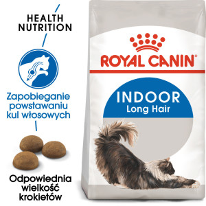 ROYAL CANIN  Indoor Long Hair karma sucha dla kotów dorosłych, długowłose, przebywających wyłącznie w domu 400g