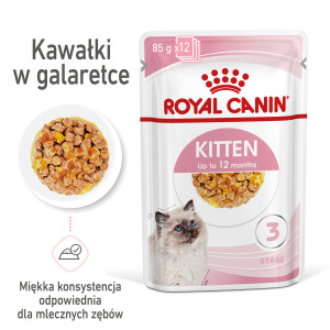 ROYAL CANIN Kitten Instinctive karma mokra w galaretce dla kociąt do 12 miesiąca życia 85g