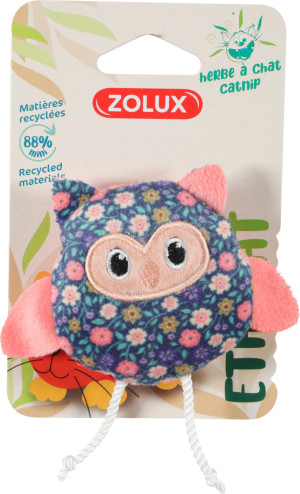 ZOLUX Zabawka dla kota ETHICAT sowa - kwiaty