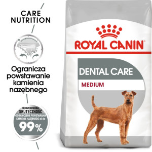 ROYAL CANIN CCN Medium Dental Care karma sucha dla psów dorosłych, ras średnich, redukująca powstawanie kamienia nazębnego 2x 10 kg