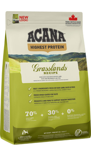 ACANA HIGHEST PROTEIN Grasslands Dog 11,4kg