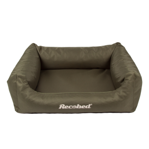 RECOBED Kanapa Baltic oliwka rozmiar M: 80 x 65 x 14 cm